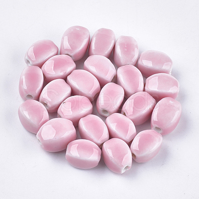 Handmade Porcelain Beads PORC-S498-08B-1