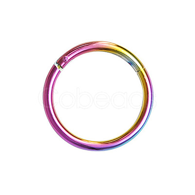 316L Surgical Stainless Steel Hoop Cartilage Earrings WGB51CA-10-1