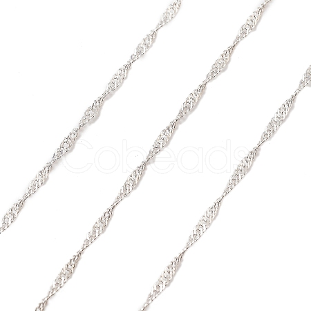 925 Sterling Silver Double Link Chains STER-P064-03S-1