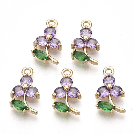 Transparent Glass Pendants X-GLAA-R212-17A-1