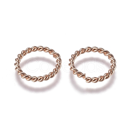 304 Stainless Steel Open Jump Rings STAS-E484-71C-RG-1