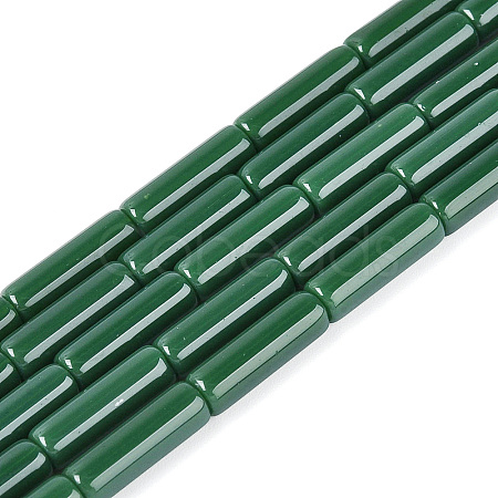 Opaque Solid Color Glass Beads Strands X-GLAA-N070-01A-C04-1