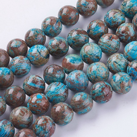 Natural Chrysocolla Beads strands X-G-H1040-1-1