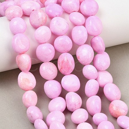 Dyed Natural White Jade Beads Strands GG-CBACF26-B01-01-1