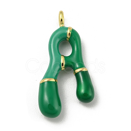 Brass Enamel Pendants KK-E093-03G-A-1