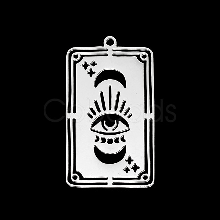 Non-Tarnish 201 Stainless Steel Pendants STAS-T056-LA690-1-1