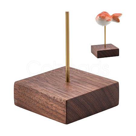 1Pc Wood Action Figure Display Pedestals ODIS-FG0002-19B-1