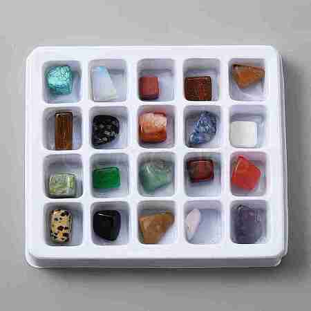 Natural Mixed Gemstones Nuggets Collections G-WH0022-05A-1