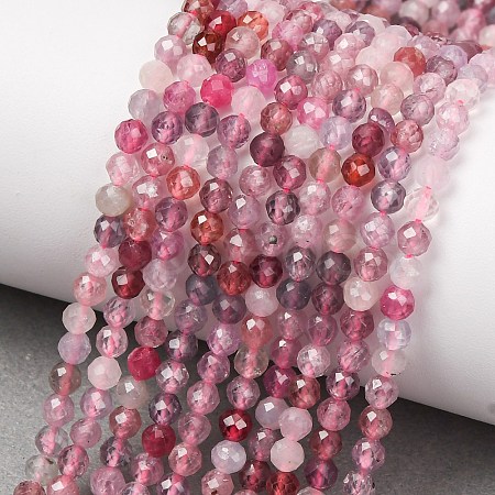 Natural Multicolor Spinel Beads Strands GG-CBAA8F4-B08-4mm-B-1