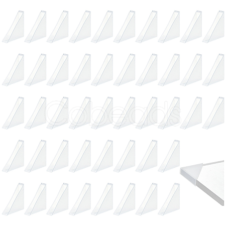 50Pcs Plastic Triangle Corner Protector FIND-NB0005-48B-1
