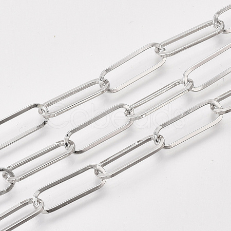 Unwelded Iron Paperclip Chains CH-S125-02B-P-1