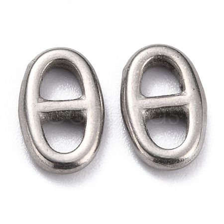 Non-Tarnish 304 Stainless Steel Connector Charms STAS-H140-01B-P-1