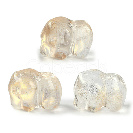 Spray Painted Glass Beads GLAA-Z007-04D-1