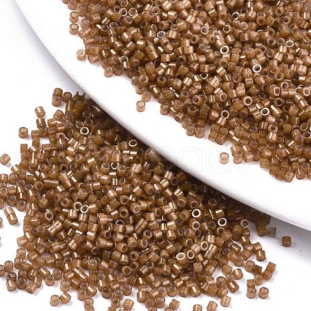 FGB 11/0 Grade A Baking Paint Glass Seed Beads SEED-S030-1146-1