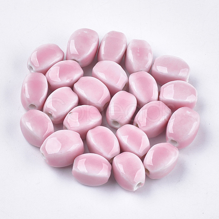 Handmade Porcelain Beads PORC-S498-08B-1