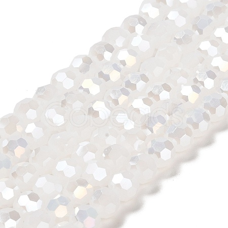 Imitation Jade Glass Beads Stands EGLA-A035-J8mm-B05-1