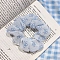 Fashion Cloth Ponytail Scrunchy Hair Ties, Ponytail Holder Hair Accessories for Women and Girls, Flower, 115mm