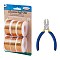 DIY Jewelry Kits, with Aluminum Wire and Iron Side Cutting Pliers, Gold, 1mm, about 23m/roll, 6rolls/set