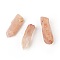 Natural Quartz Crystal Beads, No Hole/Undrilled, Nuggets, Orange, 70~125x20~38mm