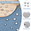 24Pcs 4 Style 304 Stainless Steel Beads STAS-DC0014-50-5