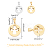 304 Stainless Steel Pendants STAS-UN0019-91-5