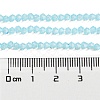 Baking Paint Transparent Glass Beads Strands DGLA-F029-J2mm-10-5