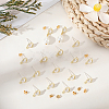 20Pcs Alloy Stud Earring Findings FIND-BBC0004-35-3
