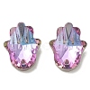 Electroplate Glass Pendants LS-GLAA-A008-01-3