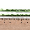 Electroplate Glass Beads Strands EGLA-Q128-13F-4