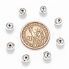 Plating Plastic Acrylic Round Beads PACR-L003-8mm-S-4