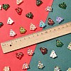 6Pcs Handmade Bumpy Glass Beads Strands LAMP-FS0001-16B-4