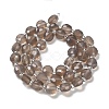 Natural Grey Agate Beads Strands G-B153-A01-3
