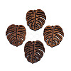 Natural Walnut Wood Pendants X-WOOD-N011-004-1