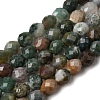 Natural Indian Agate Beads Strands G-K376-F18-01-2