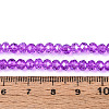 Baking Paint Glass Beads Strands EGLA-Q120-D-A02-4