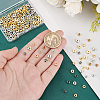 PandaHall Elite 200Pcs 10 Styles Brass Spacer Beads KK-PH0006-55-3