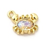 Alloy Rhinestone Pendants PALLOY-D330-02G-01B-1