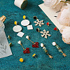 20Pcs 10 Style Alloy Enamel Stud Earring Findings FIND-EL0001-03-6
