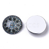 Flatback Glass Cabochons for DIY Projects GGLA-S047-12mm-06I-3