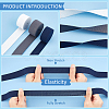 BENECREAT 20M 10 Colors Colored Flat Elastic Rubber Band EC-BC0001-54-4