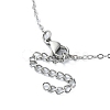 304 Stainless Steel Macrame Pouch Empty Stone Holder for Pendant Necklaces Making NJEW-JN04384-01-3