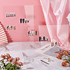 2 Sets 2 Style Assembled Acrylic Nail Art Display Rack ODIS-PH0001-65-5