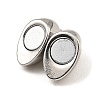 Non-Tarnish 304 Stainless Steel Magnetic Clasps STAS-K265-01A-P-4
