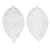 Non-Tarnish 304 Stainless Steel Filigree Big Pendants X-STAS-S108-38P-1