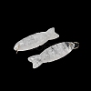 Natural Quartz Crystal Carved Pendants G-G314-01G-09-2