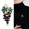 Grape Rhinestone Pins PW-WG39673-01-2