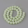 Synthetic Crackle Quartz Beads Strands X-GLAA-S134-8mm-08-4