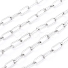 Tarnish Resistant 304 Stainless Steel Paperclip Chains CHS-D027-02P-3