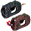 2Pcs 2 Colors Resin Stump Display Decorations DJEW-GF0001-87-1