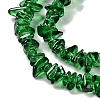 Spray Painted Transparent Glass Beads Strands GLAA-P060-01A-07-3